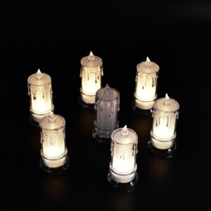 Flameless Melted Design LED Candles