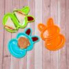 Rabbit Shape Kids Dinner Set