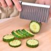 Stainless Steel Crinkle Cutter Knife
