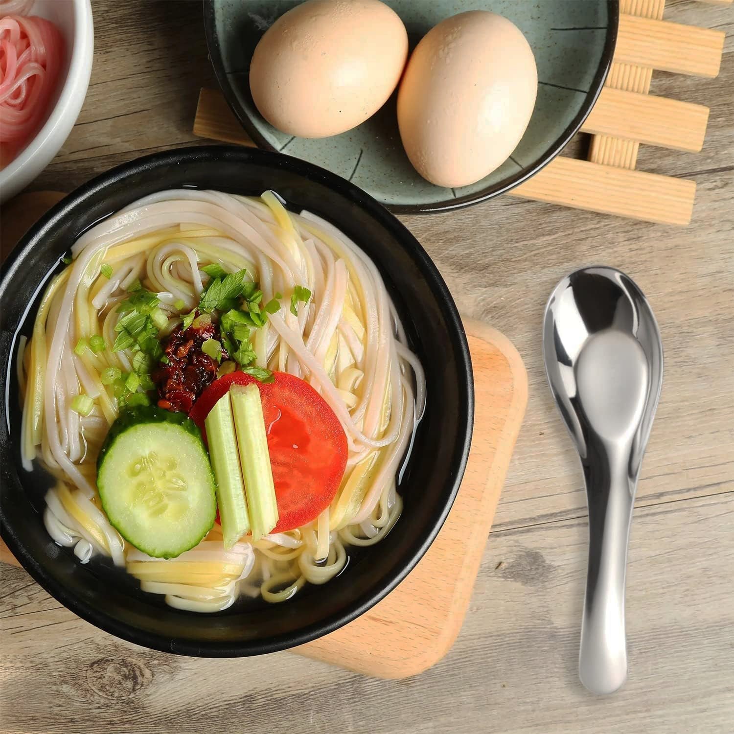 Stainless Steel Soup Spoon Set