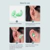 Noise Reduction Silicone Earplugs