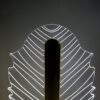 Leaf Shape Crystal Table Lamp