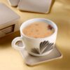 Premium Square Coaster Set With Storage Box