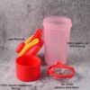 Plastic Gym Shaker Bottle with Mixing Ball