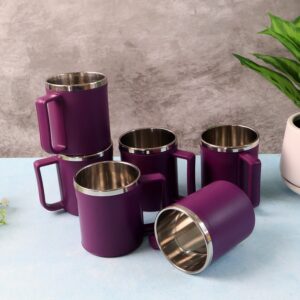 Stainless Steel Coffee Mug Set