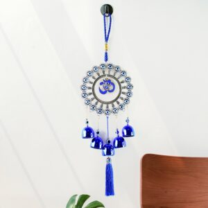 OM Evil Eye Wind Chime Wall Hanging