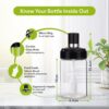 Glass Oil Dispenser with Silicone Brush