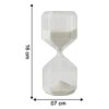 Elegant Glass Hourglass Sand Timer
