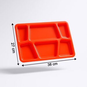 Plastic Compartment Serving Tray