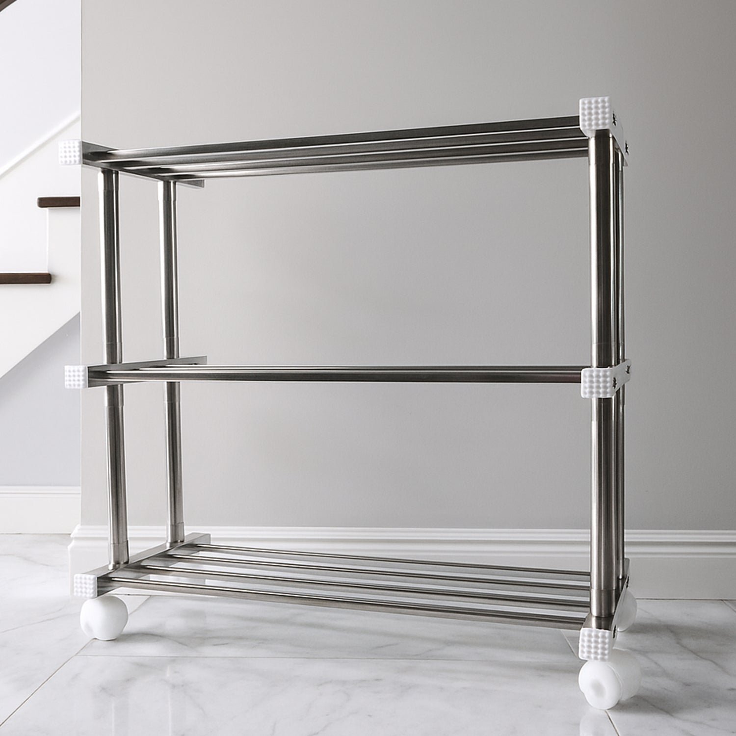 Stainless Steel Multipurpose Shoe Rack