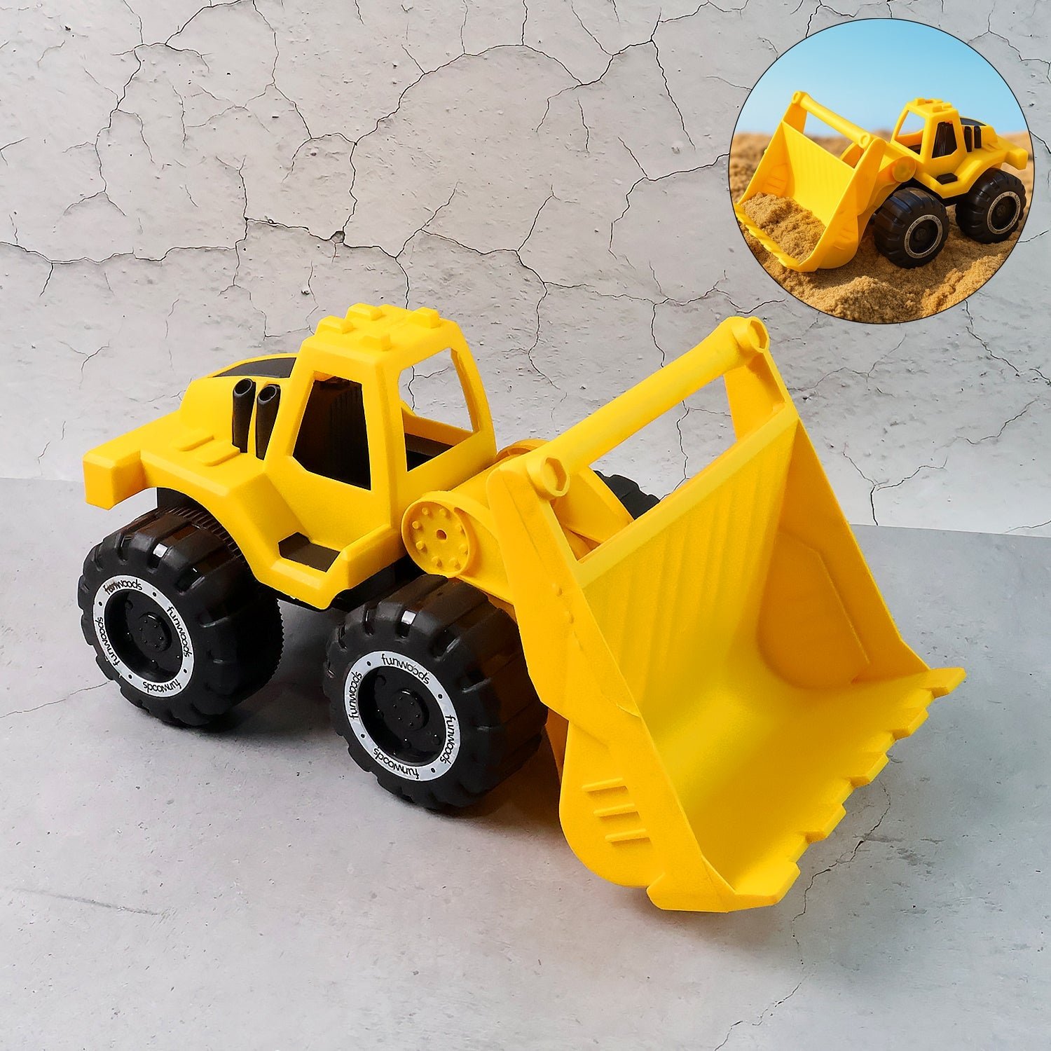 Friction Powered Bulldozer Toy