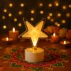 Star Shaped Decorative Flameless LED Candles